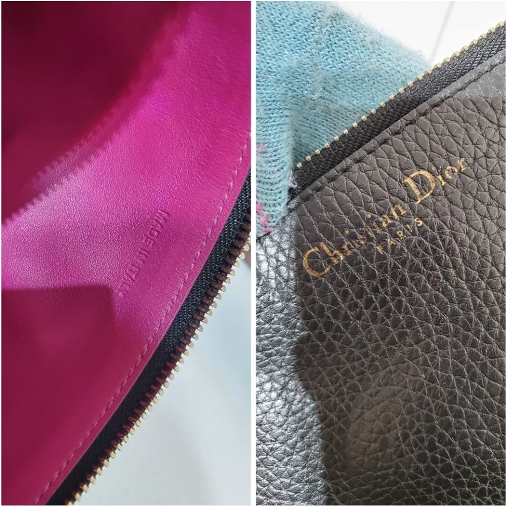CHRISTIAN DIOR Bullcalf Diorissimo Pouch B… - Picture 2 of 9
